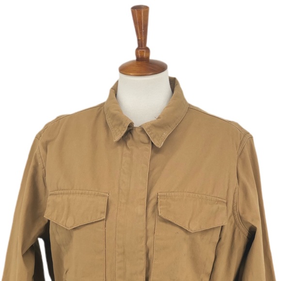 Thread & Supply Roasted Pecan Utility Snap Jacket - Picture 2 of 9